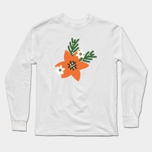 Poinsettias Long Sleeve T-Shirt